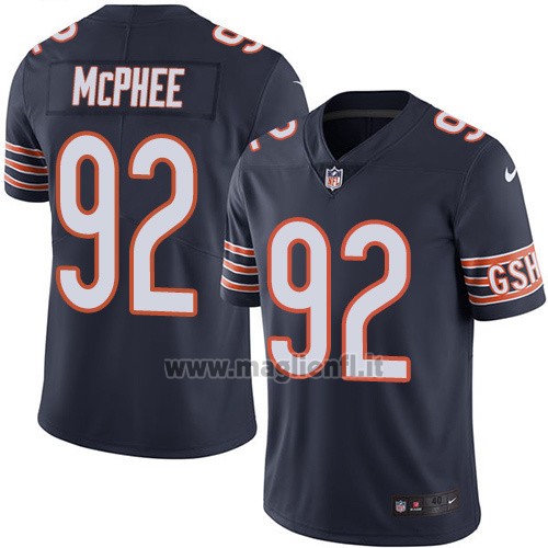 Maglia NFL Legend Chicago Bears Mcphee Profundo Blu